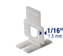 LASH 1/16" Leveling Clips, 4800 Count, Contractor Pack