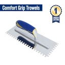 Comfort Grip Stainless Steel Trowel Square Notch 