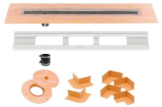 KERDI-LINE CHANNEL BODY OFF-SET OUTLET