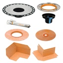 Schluter Kerdi Drain Flange Kit With Adaptor ABS 5 1/4