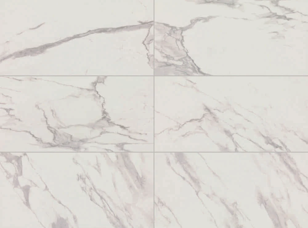 PF80 WHITE CALACATTA MATTE 12X24 
