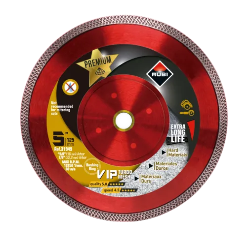 BLADE VIP DRY/WET 5" (7/8" & 5/8" ARBOR)  (Mesh)