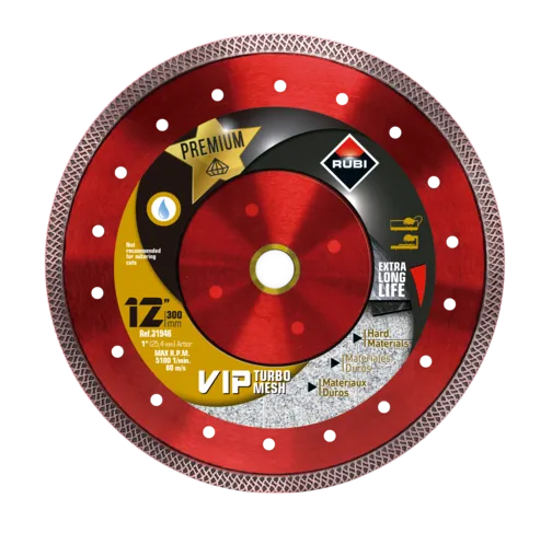 BLADE VIP WET 12" (1" ARBOR)  (Mesh)  (WET)