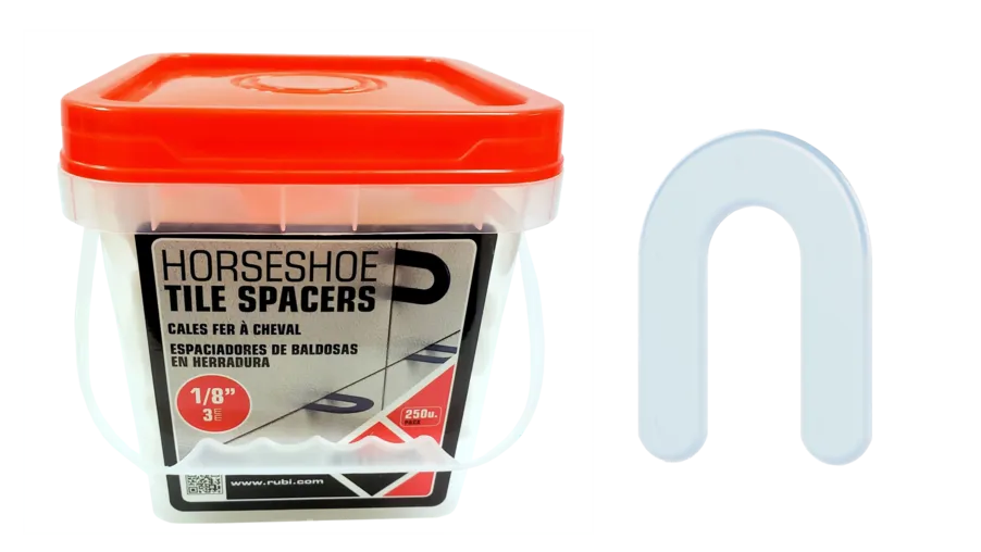 SPACER HORSESHOE 1/8" (B-250 Pcs)