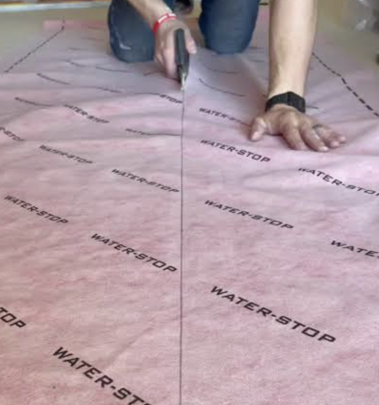 GURU membrane water stop cut x sq ft 6’7”