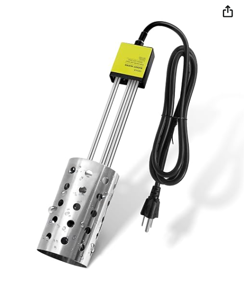  Bucket Heater with Thermostat and Auto Shutoff, Perfect for Home 