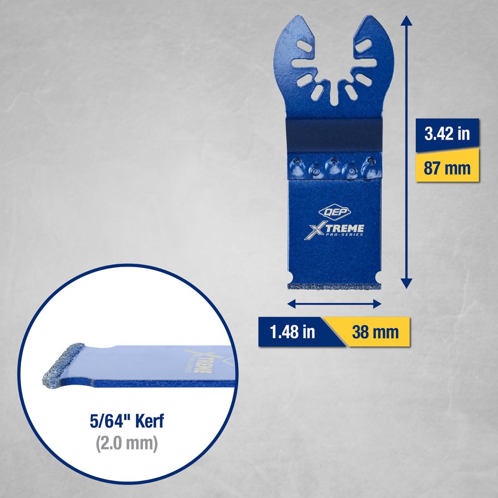 Xtreme Premium Diamond Grit Grout Removal Straight Blade