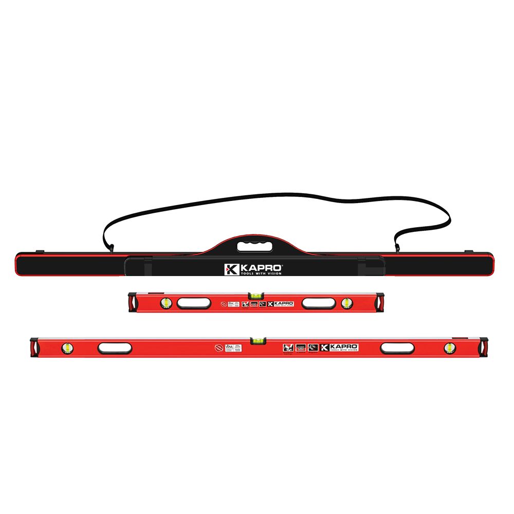 58" & 32" Kapro Box Level Shower & Bath Set w/ Carry Case