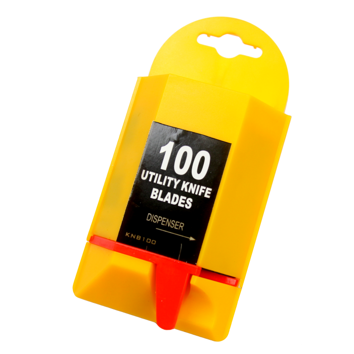 100 Piece Utility Knife Blade Dispenser
