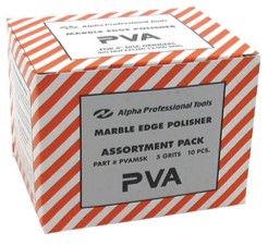 4" High-Speed Polishing Pad 10 pc kit (2 Fine, 2 Medium, 2 Coarse, 2 Extra Fine, 2 Extra Coarse)