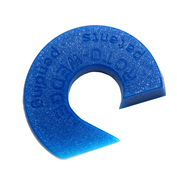 1/64" to 1/4" Small Blue Roto-Wedge - 75 pc jar