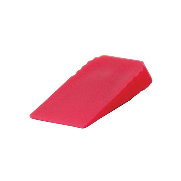 5/8" x 1/2" x 1/8" Medium Red Wedge with Finger Grip - 450 pc jar