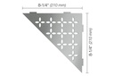 TRIANGULAR CORNER SHELF-E