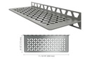 RECTANGULAR  SHELF DESIGNED FOR TILED WALLS