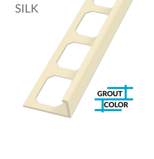 L-Shape Edge Profiles Made Of Texture Coated Aluminum SILK  -  8' FT