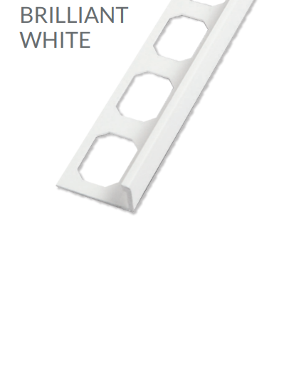 Laticrete  L-Shape Edge Profiles Made Of PVC - 8' FT   