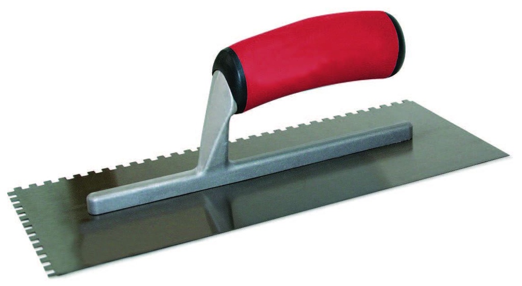 1/8" x 1/8" x 1/8" Square Pro Series Weld Riveted Notch Trowel