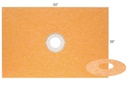 SCHLUTER-kerdi-Shower-Tray with center drain placement-T