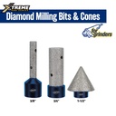Xtreme 3/8" Diamond Milling Bit