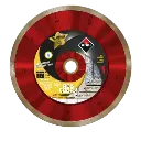 BLADE RED COBRA 10" (1"&5/8" ARBOR) (Continuous)   (WET)