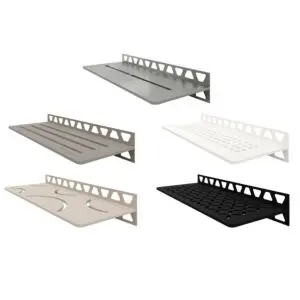 SCHLUTER-Rectangular  shelf designed for tiled walls