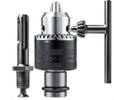 LINGIGAOUT 1/2" Keyed Drill Chuck Adapter Kit for Impact Wrench & SDS Plus | Includes SDS plus shank & 1/2" impact driver socket adapter. The perfect impact drill ad apter for rotary hammer conversion.