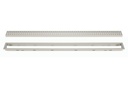 kerdi-Line-Grate Assembly- Textured-coated Stainless Steel- SQUARE